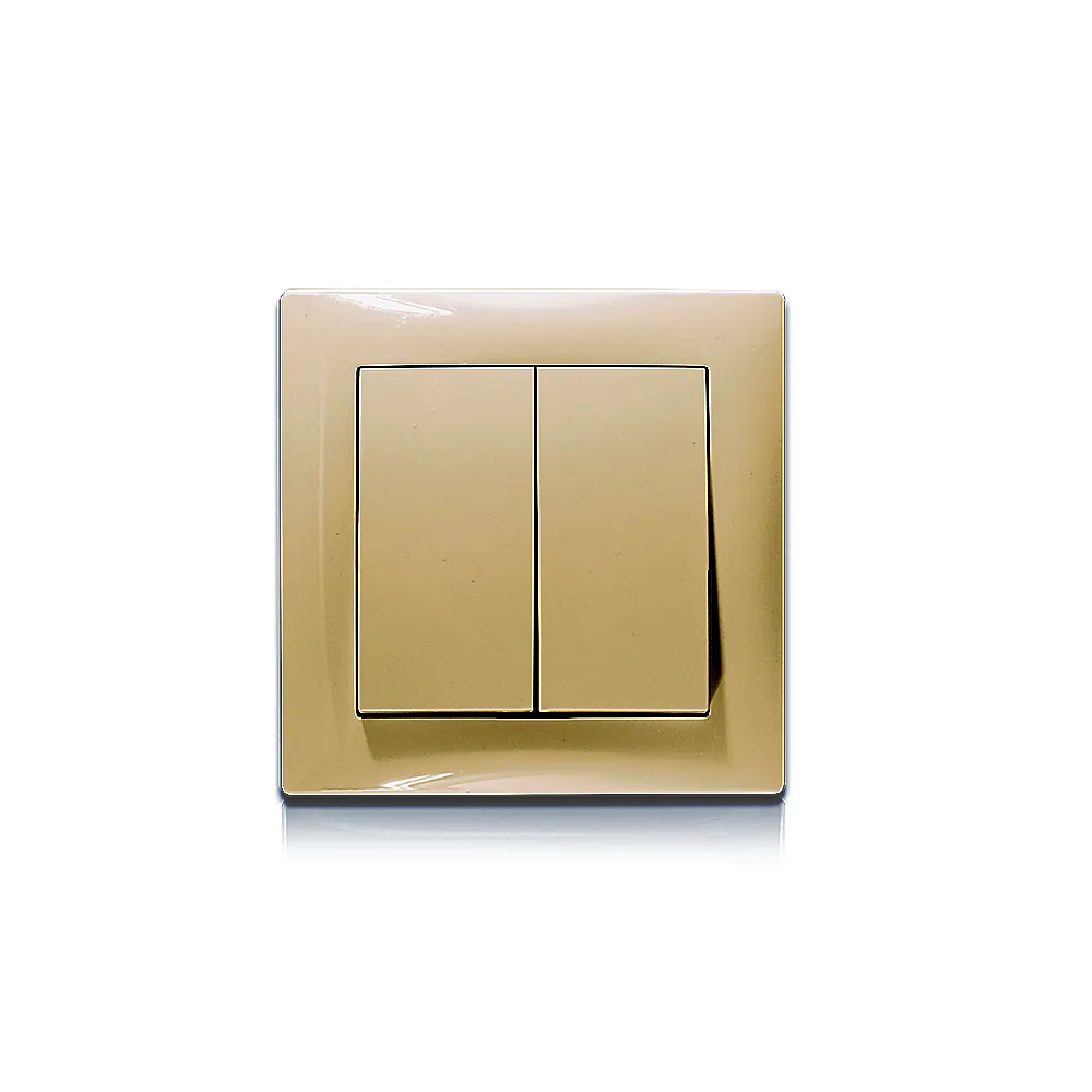 Перемикач Triumph 2 кл., с/м, кремовий, 9202-32,C, Erste