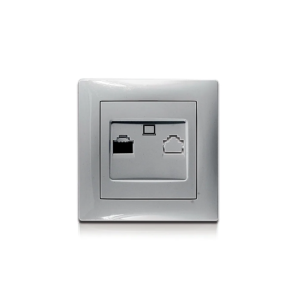 Розетка Erste Triumph комп'ютерна біла 9202-61,W