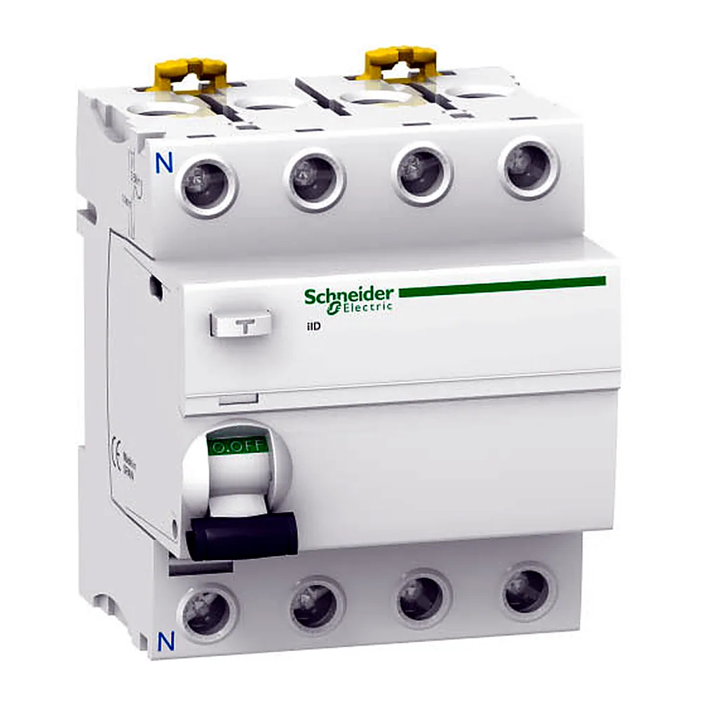 Диференційний вимикач (ПЗВ) iID, 4P 40А 30мА Asi, A9R61440, Schneider Electric