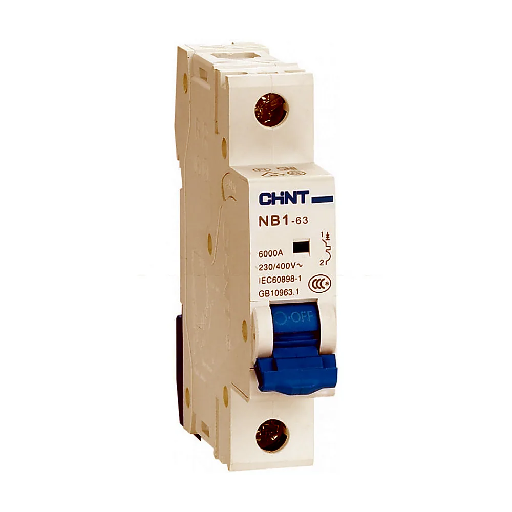 Авт. Вимикач NB1-63 1P D2 6kA DB, Chint