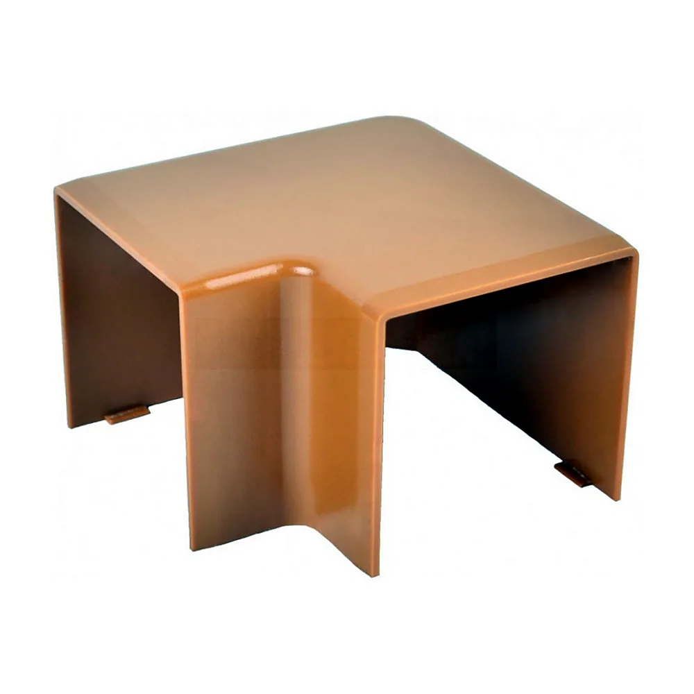 Кут прямий  LH 40x40 (светлое дерево); Серія LH ПВХ