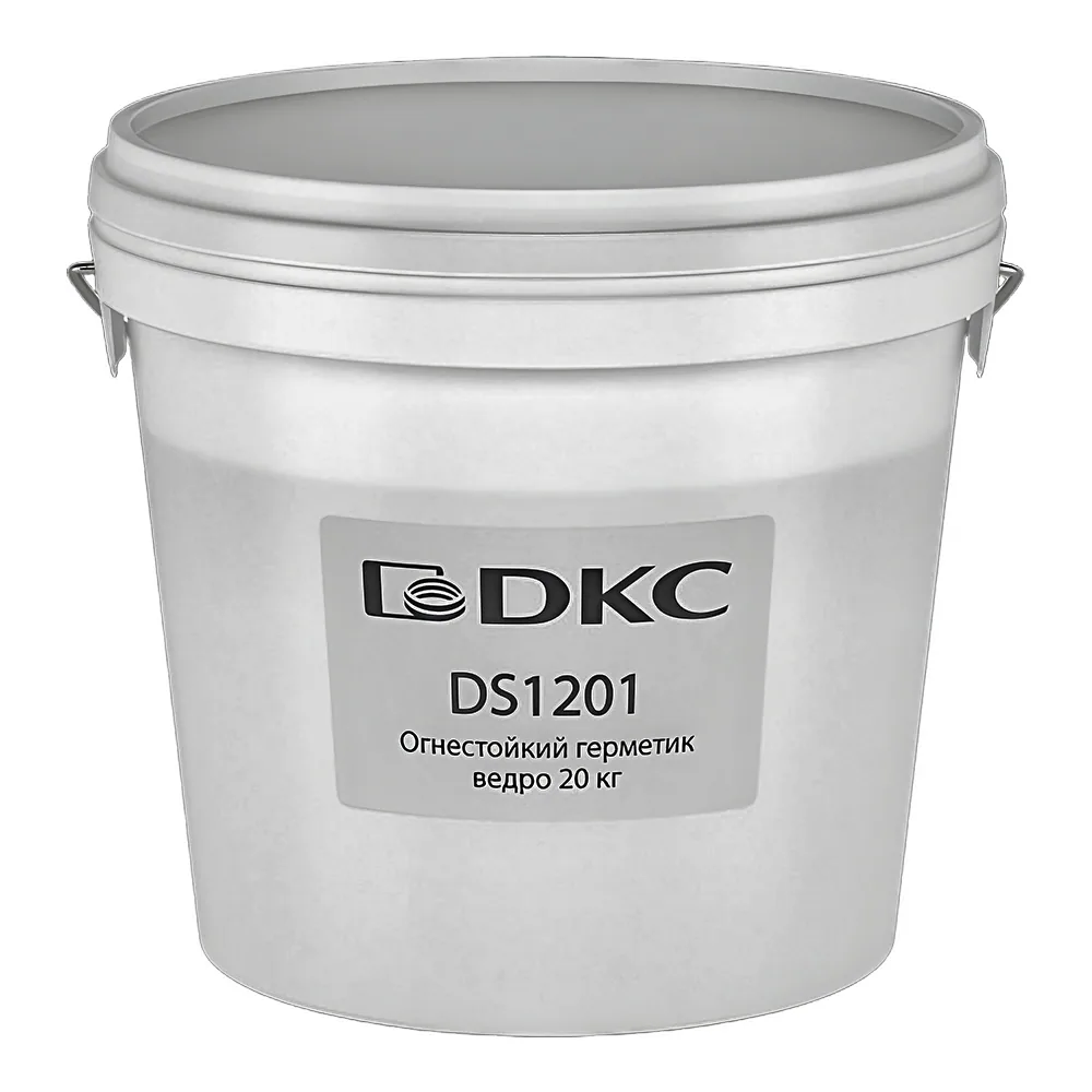 Герметик вогнезахисний ведро 20 кг межа вогнестійкості 120 хвилин DKC DS1201