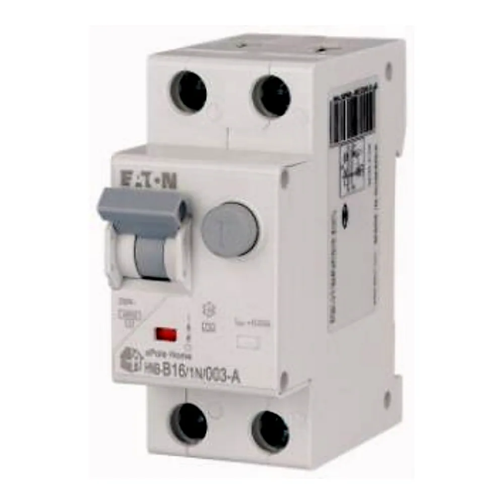 Диференційний автомат HNB-B16/1N/003-A, 1Р+N 16/0,03А 4,5кА х-ка B, Eaton (Moeller)