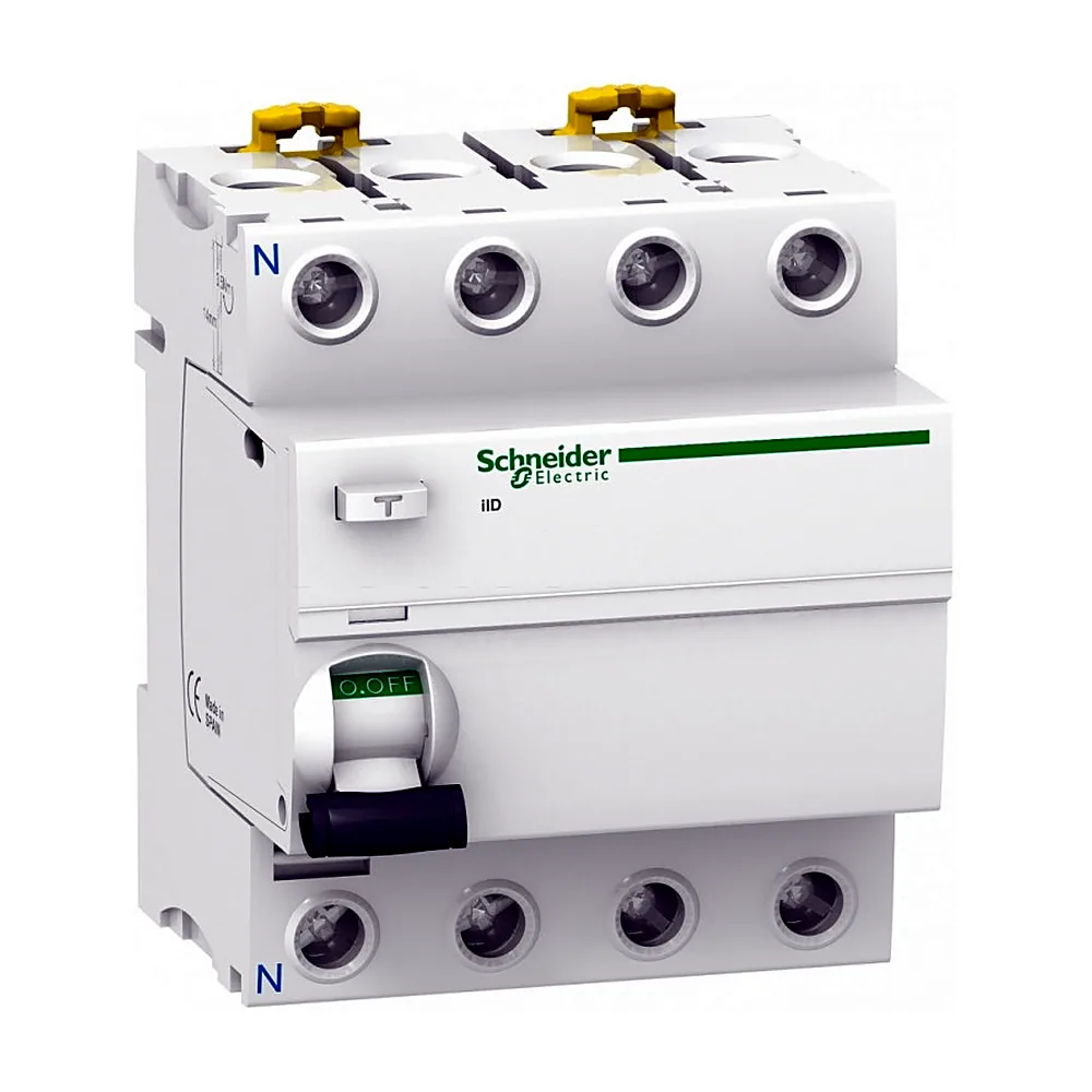 Диференційний вимикач (ПЗВ) iID 4P 63A 30мА АС, A9R41463, Schneider Electric