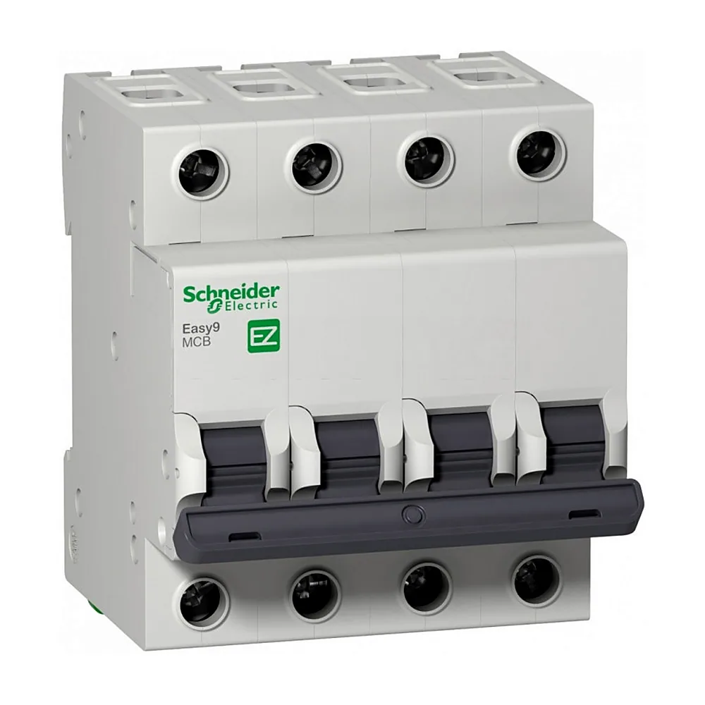 Автоматичний вимикач EZ9, 4Р, 6А, хар-ка С, 4,5 кА, EZ9F34406, Schneider Electric