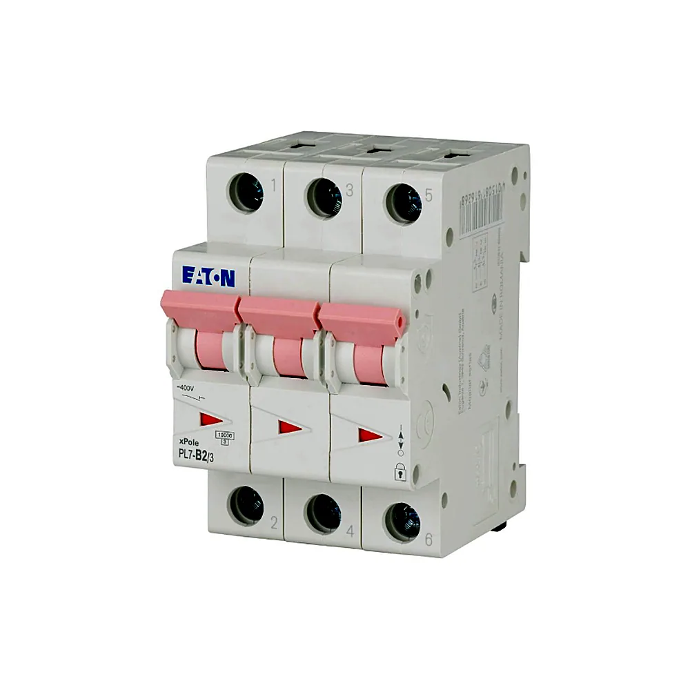 Автоматичний вимикач PL7-B2/3, 3Р 2А 10кА х-ка В, Eaton (Moeller)