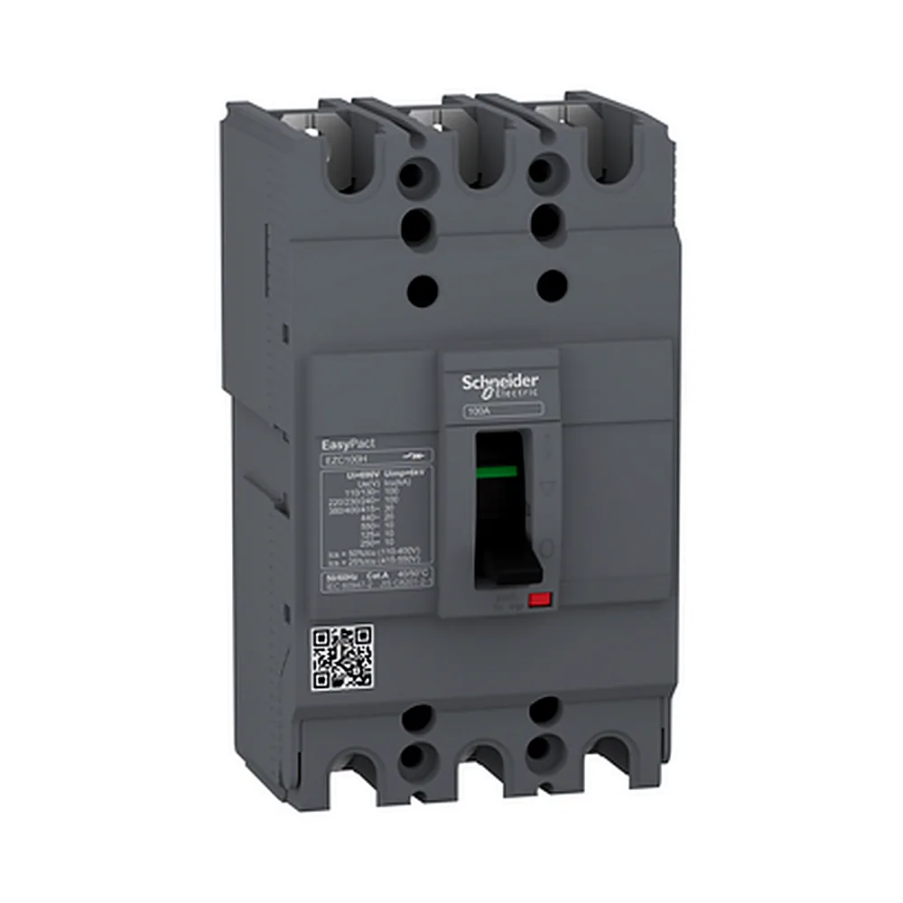 Автоматичний вимикач EASYPACT EZC100H 3P 30кА 100А, Schneider Electric