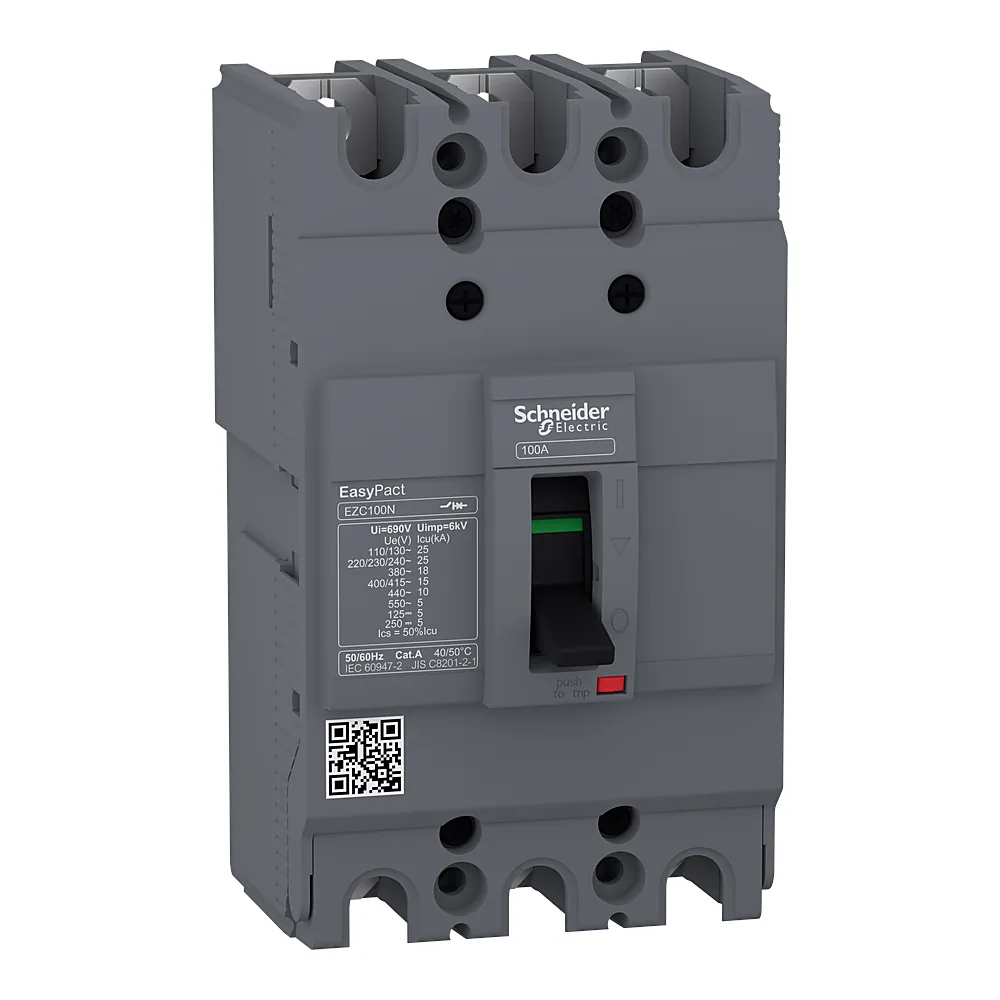 Автоматичний вимикач EasyPact EZC100N 3P 16 А 15 кА Schneider Electric EZC100N3016