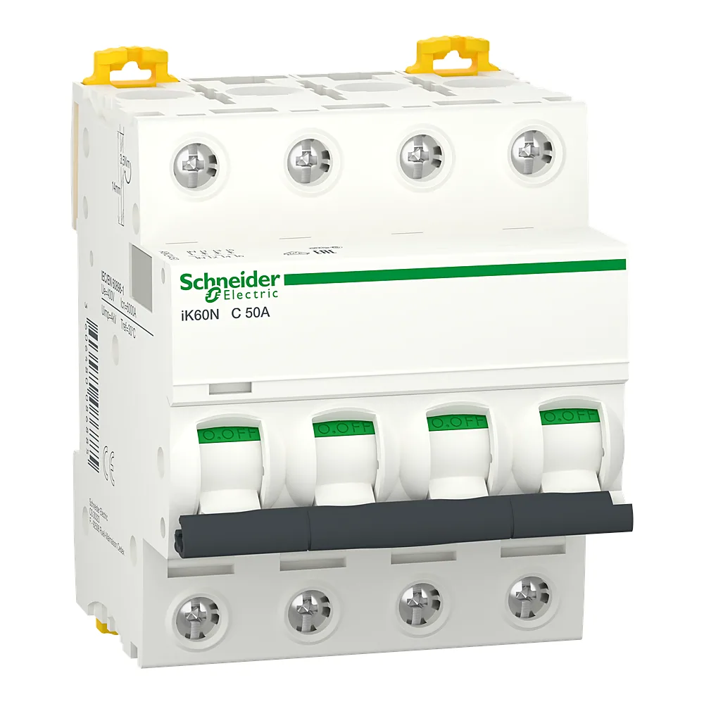 Автоматичний вимикач iK60 4P C 50 А 6 кА Schneider Electric A9K24450