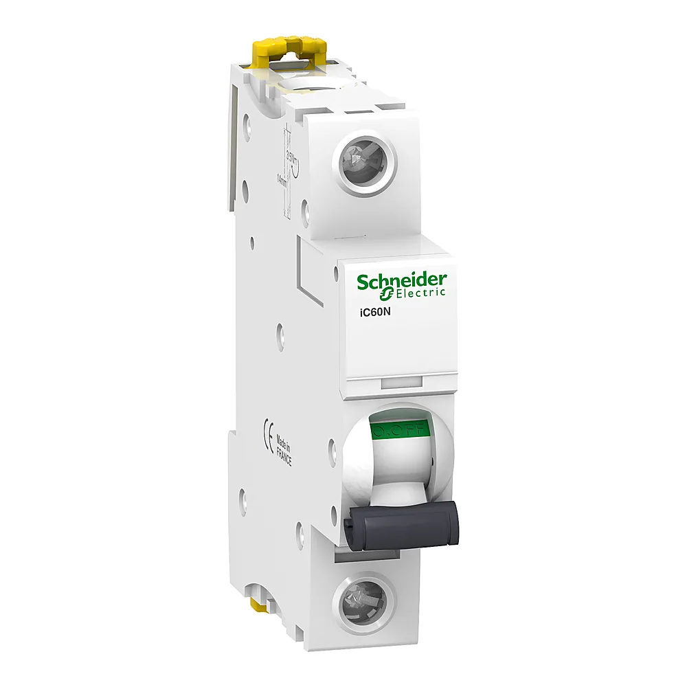 Автоматичний вимикач iC60N 1P D 16 А 6 кА Schneider Electric A9F75116