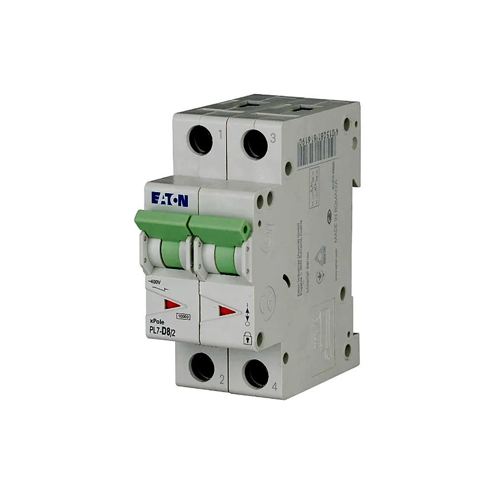 Автоматичний вимикач Eaton PL7-D8/2 2p D 8А, Eaton (Moeller)