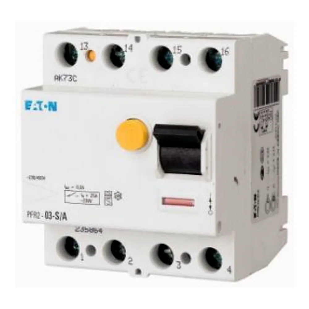 Захисне реле Eaton PFR2-1-S/A 4p 25А 1000мА тип S/A, Eaton (Moeller)