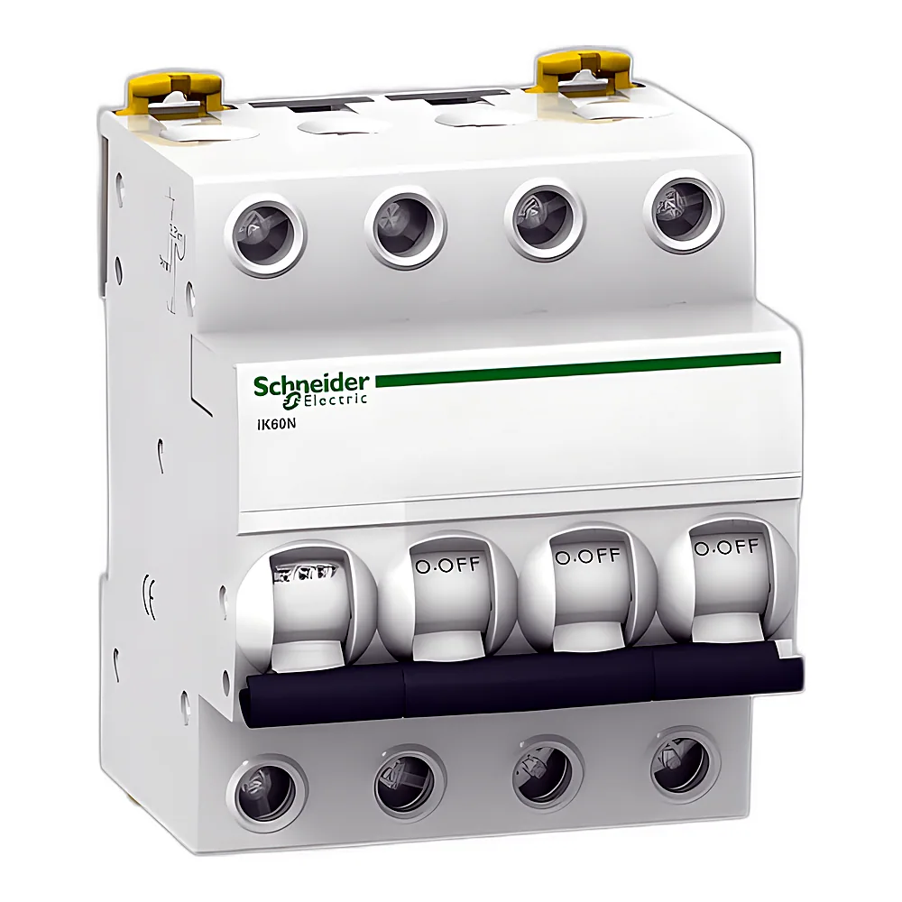 Автоматичний вимикач iK60, 4P 6A хар-ка C, 6кА, A9K24406, Schneider Electric