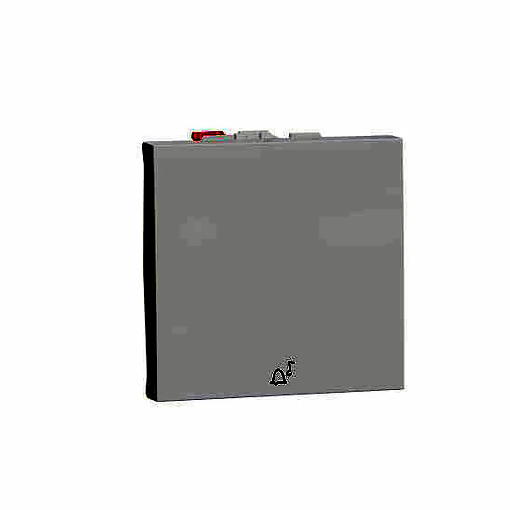 Вимикач 1-кл. кнопк. дзвінок 10А, 2 мод білий, Unica New, NU320618C, Schneider Electric