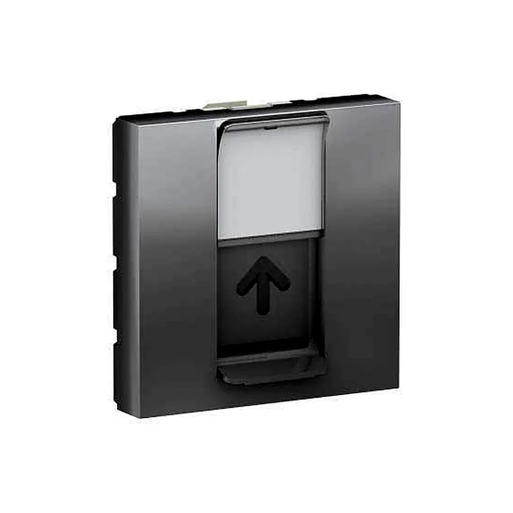 Центр плата RJ45Keystone/Systimax 2 м алюміній, Unica New, NU946130, Schneider Electric