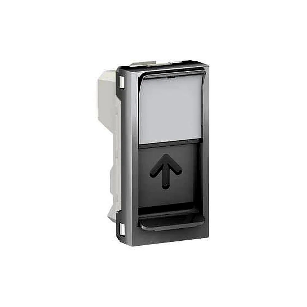 Центр плата RJ45Keystone/Systimax 1 м алюміній, Unica New, NU946030, Schneider Electric