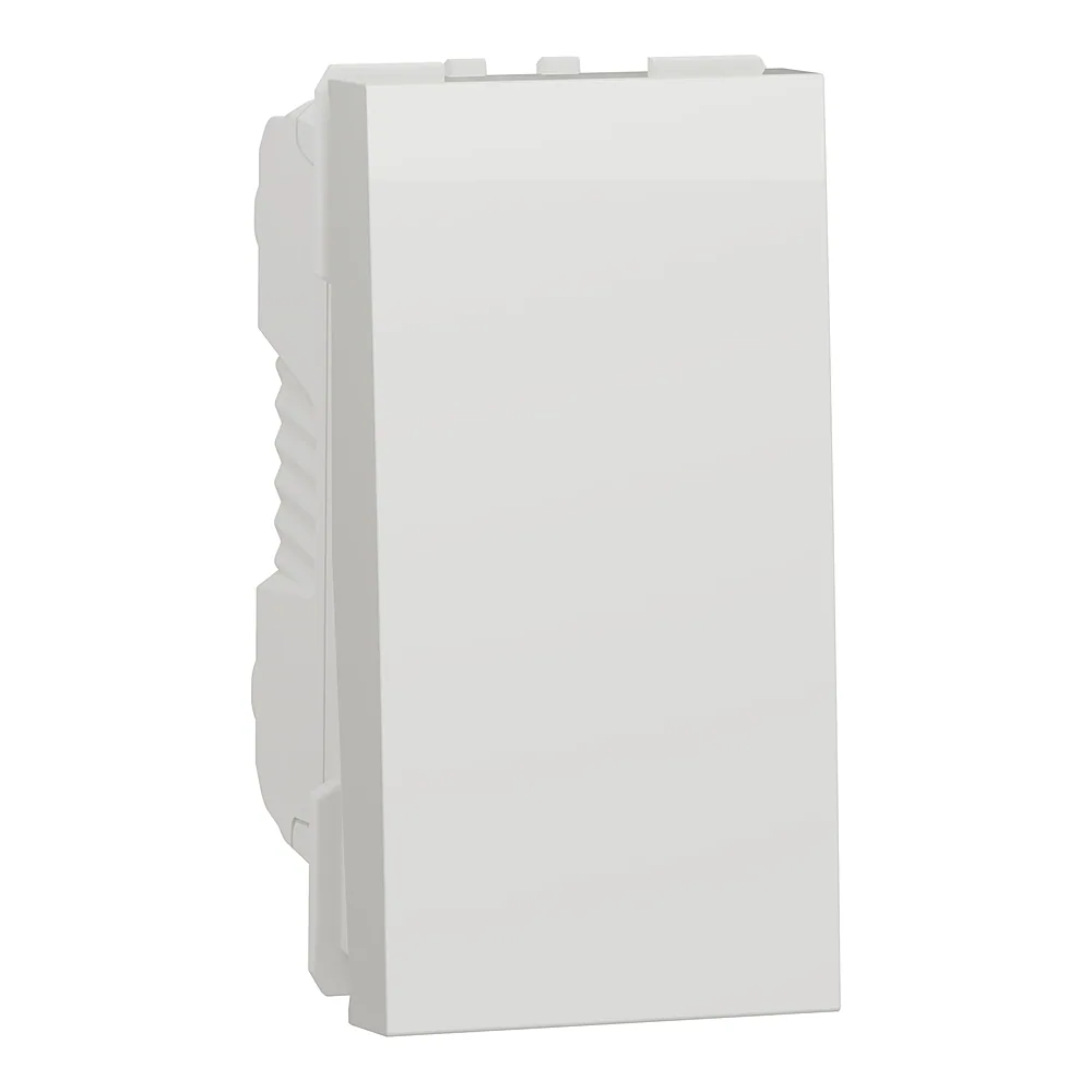 Вимикач 1-клавішний схема 1 16 А 1 модуль білий Unica New Schneider Electric NU316118