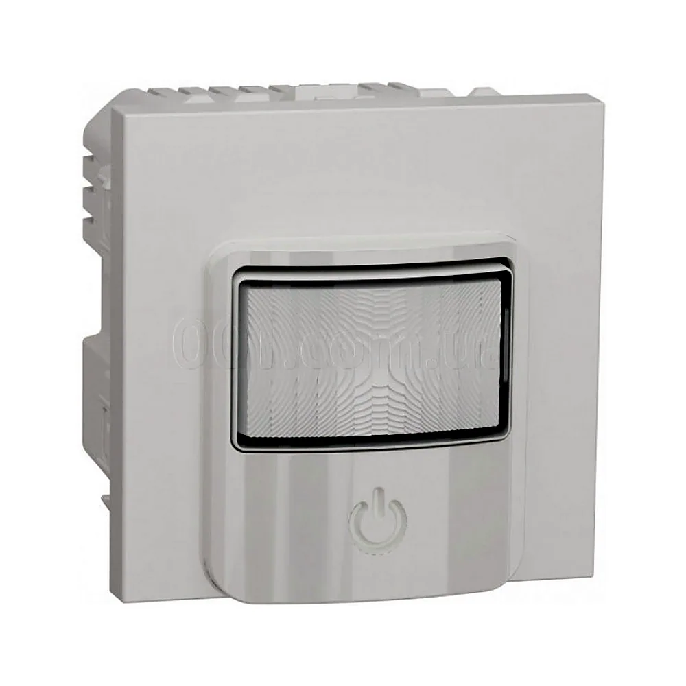 Датчик руху з вимикачем 10 A білий, Unica New, NU352518, Schneider Electric