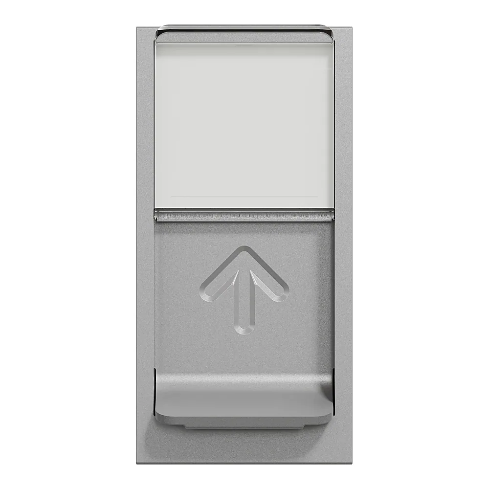 Комп'ютерна розетка RJ45 одинарна категорія 6 STP 1 модуль алюміній Unica New Schneider Electric NU341630
