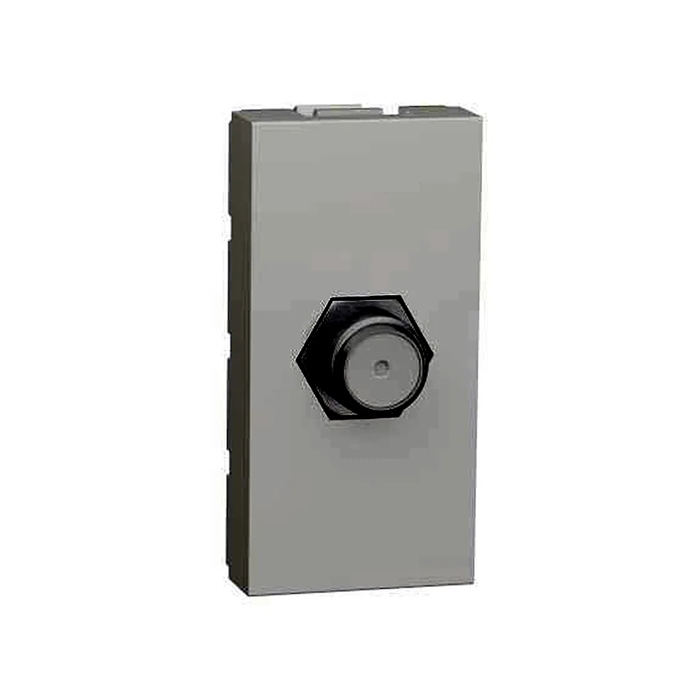 Розетка Coaxial F-type, 1 мод білий, Unica New, NU346818, Schneider Electric