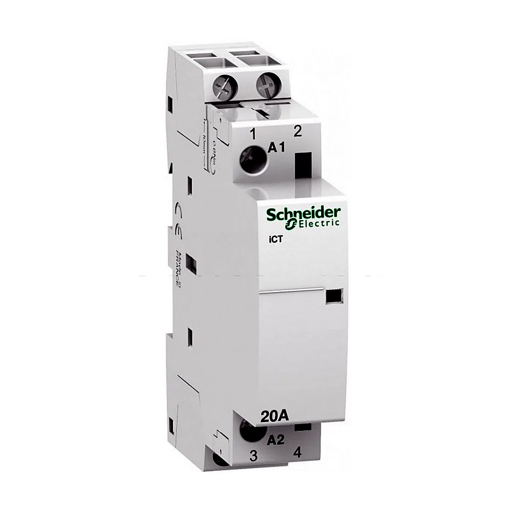 Модульний контактор iCT20A 2НО 230/240В АС 50Гц, Schneider Electric