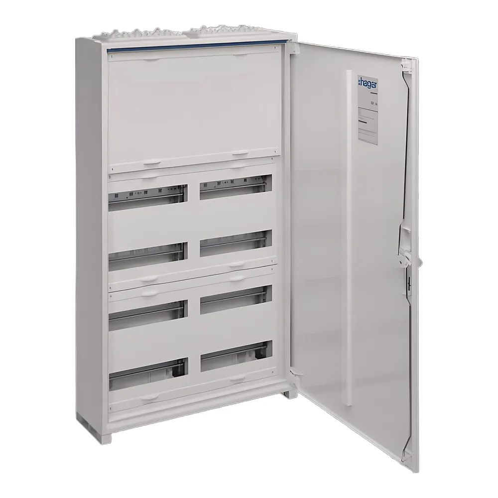Модульний щит Univers IP44/II 950х550х161 мм 96 модулів з блоком для клем Hager FWB62N