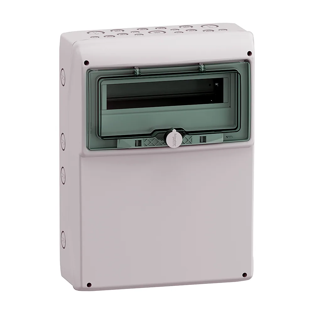 Щит Mureva, IP65, 12мод, з плоск. панеллю, Schneider Electric
