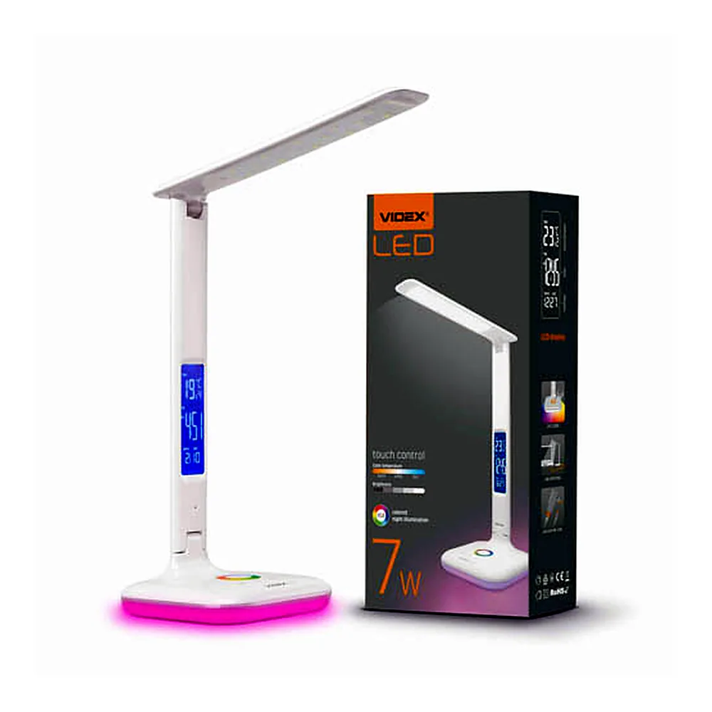 Свiтлодiодна лампа настiльна "VIDEX  VL-TF05W-RGB" 7W 3000-5500K 220V