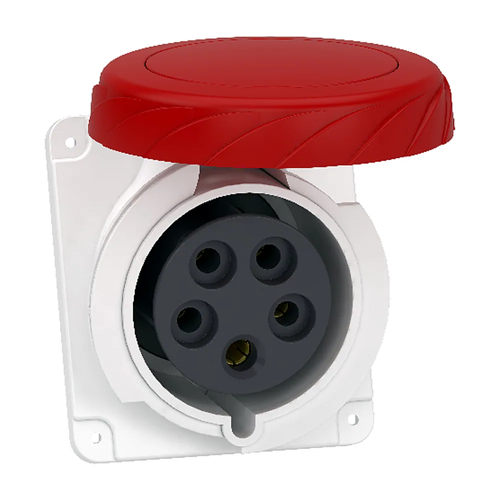 Розетка скритої установки кутова 32A, 3P+N+E 380V, IP67, гвинтова, Schneider Electric