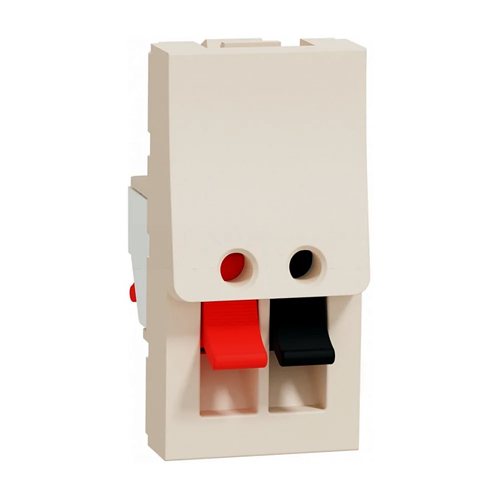 Аудіорозетка 1 мод беж, Unica New, NU348744, Schneider Electric