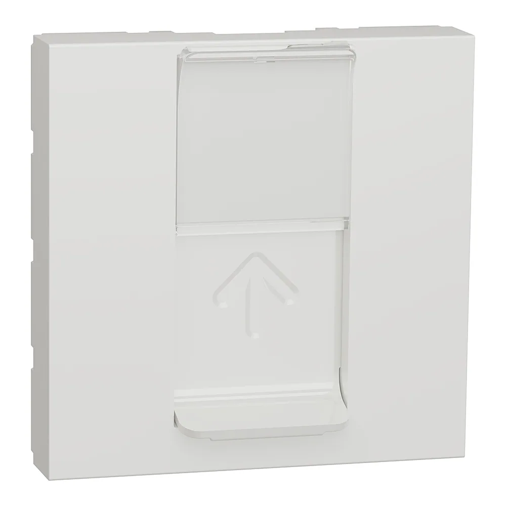Накладка 2 модулі білий Unica New RJ45 Schneider Electric NU941118