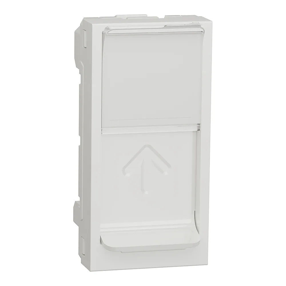 Накладка 1 модуль білий Unica New RJ45 Schneider Electric NU941018