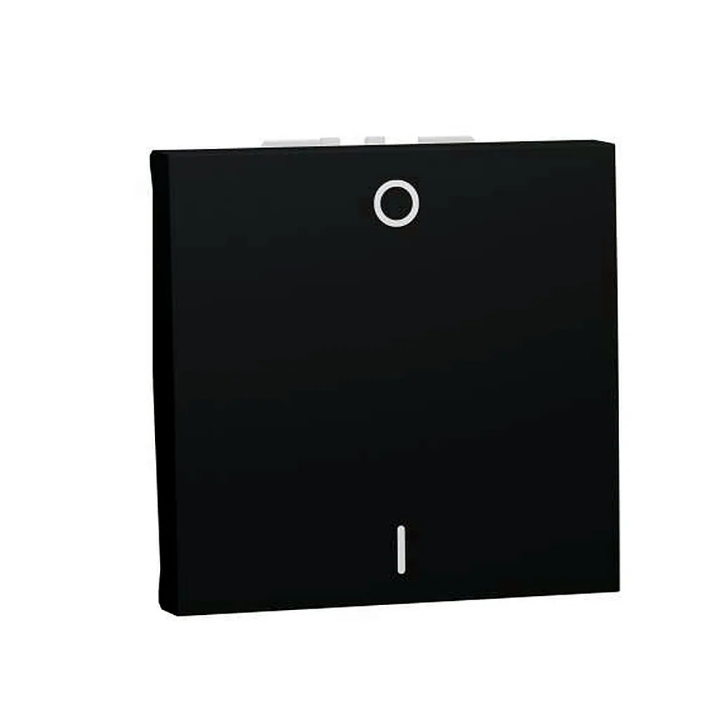 Двополюсний вимикач 16А 2 мод антрацит, Unica New, NU326254, Schneider Electric