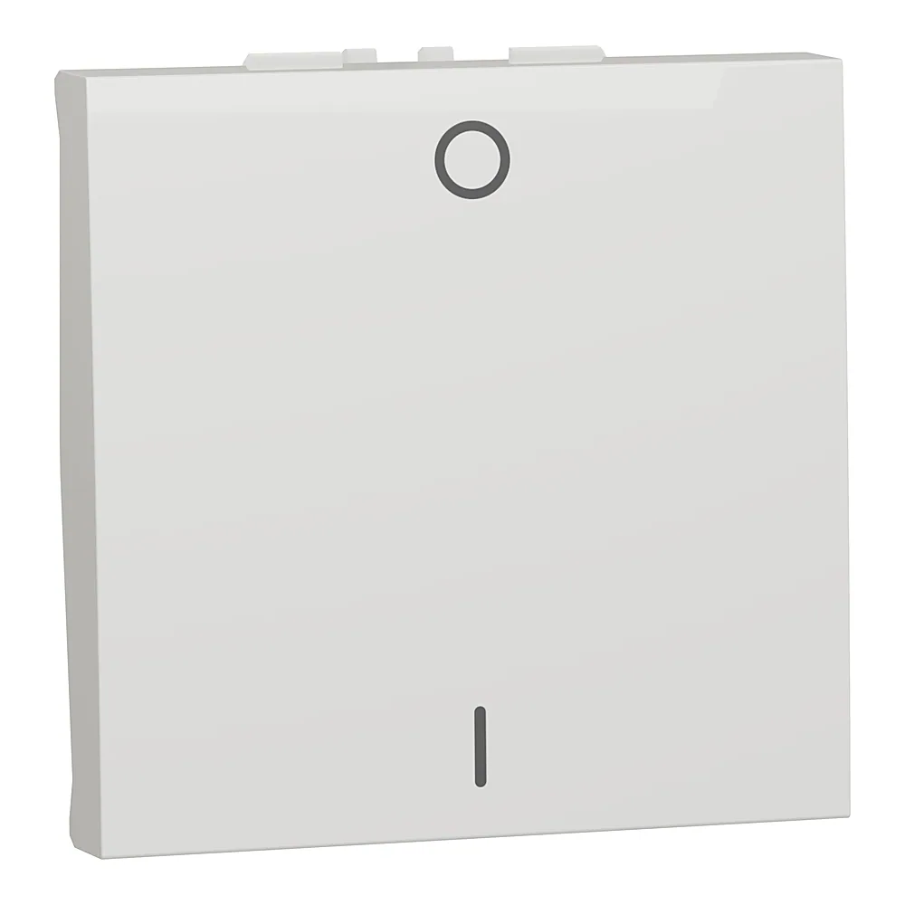 Вимикач двополюсний 16 А 2 модулі білий Unica New Schneider Electric NU326218