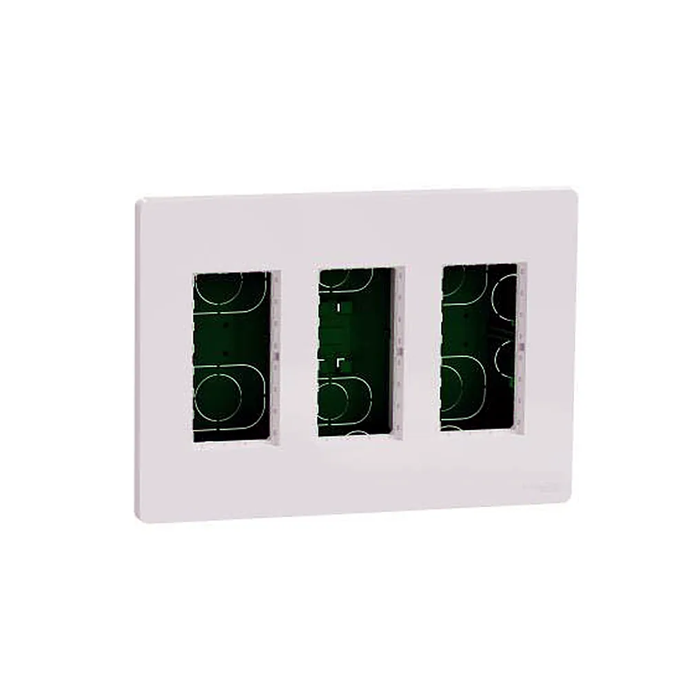 Блок unica system+ прих.вст. 3х2 білий, Unica New, NU173418, Schneider Electric
