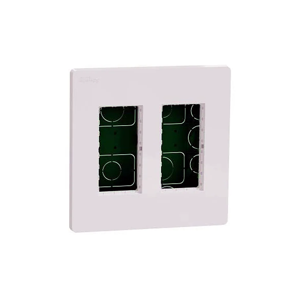 Блок unica system+ прих.вст. 2х2 білий, Unica New, NU172418, Schneider Electric