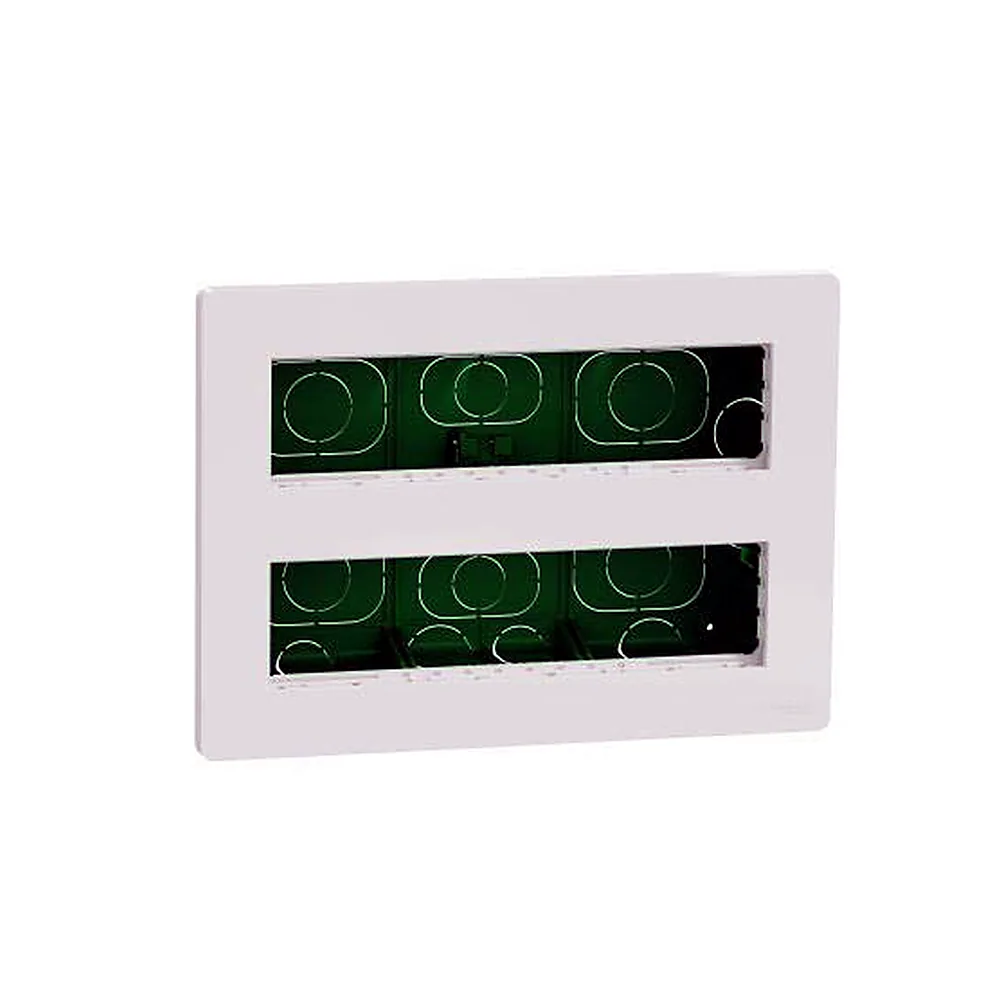 Блок unica system+ прих.вст. 2х4 антиб., Unica New, NU171820, Schneider Electric