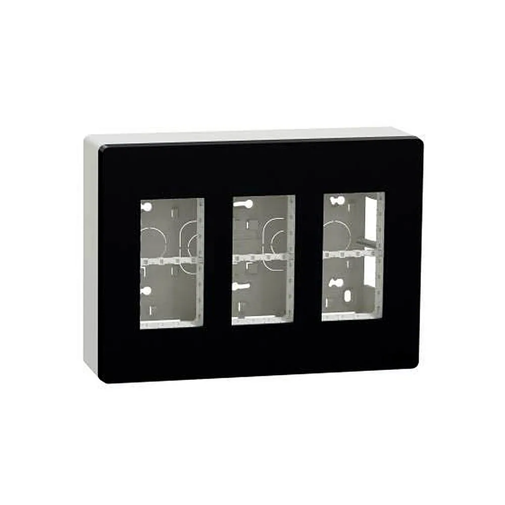 Блок unica system+ відкр.взт. 3х2 антрац, Unica New, NU123454, Schneider Electric