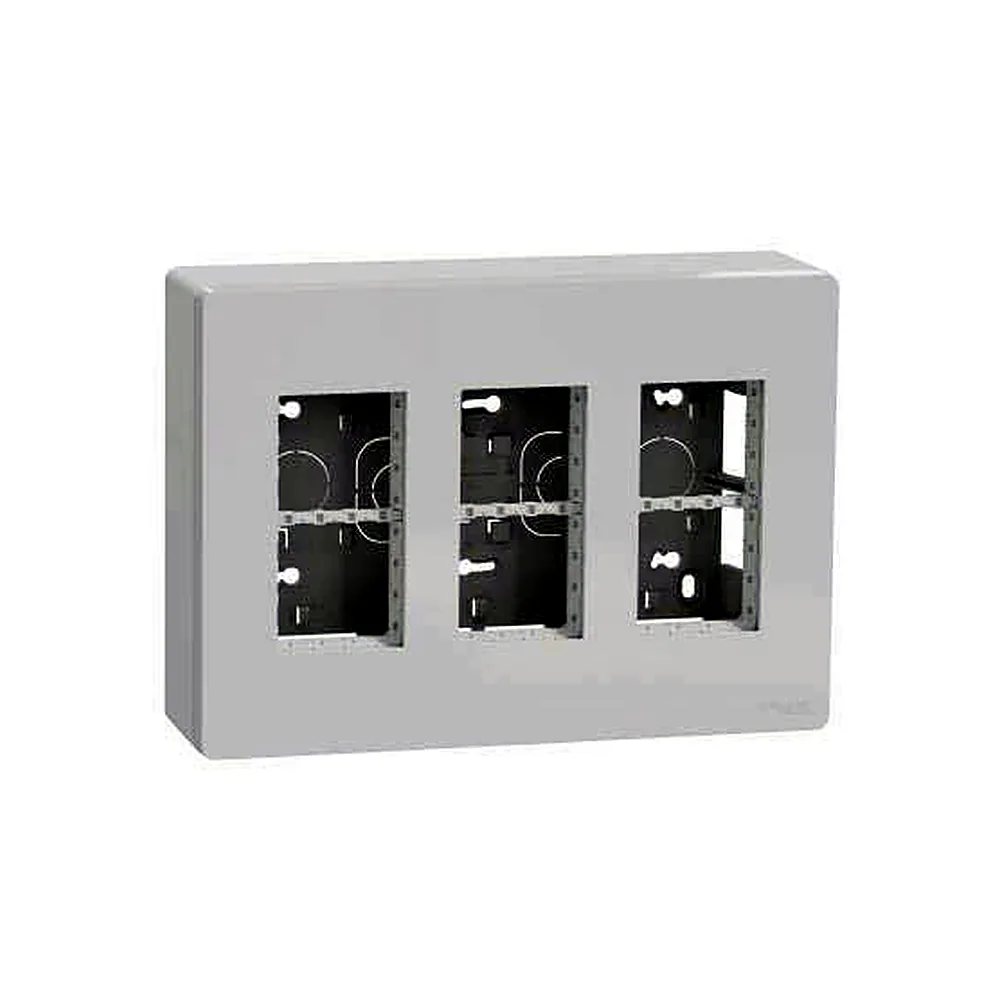 Блок unica system+ відкр.вст. 3х2 білий, Unica New, NU123418, Schneider Electric