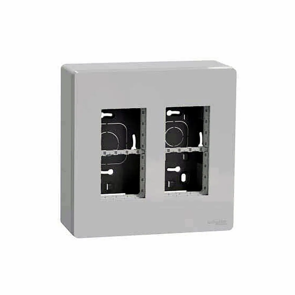 Блок unica system+ відкр.вст. 2х2 білий, Unica New, NU122418, Schneider Electric