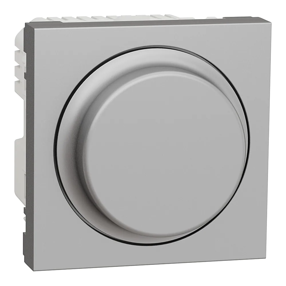 Димер поворотний універсальний для LED ламп Unica New алюміній Schneider Electric NU351430