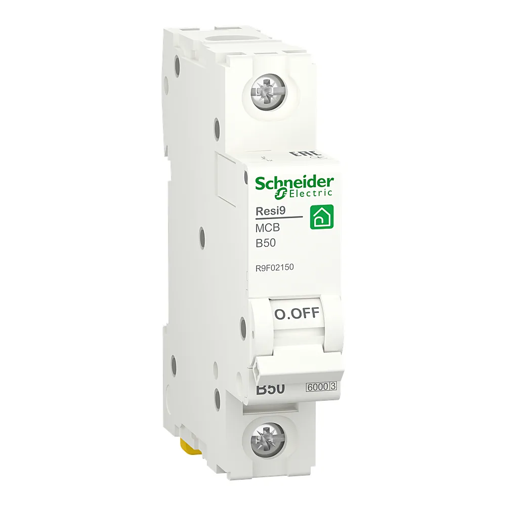 Автоматичний вимикач RESI9 1P B 50 А 6 кА Schneider Electric R9F02150