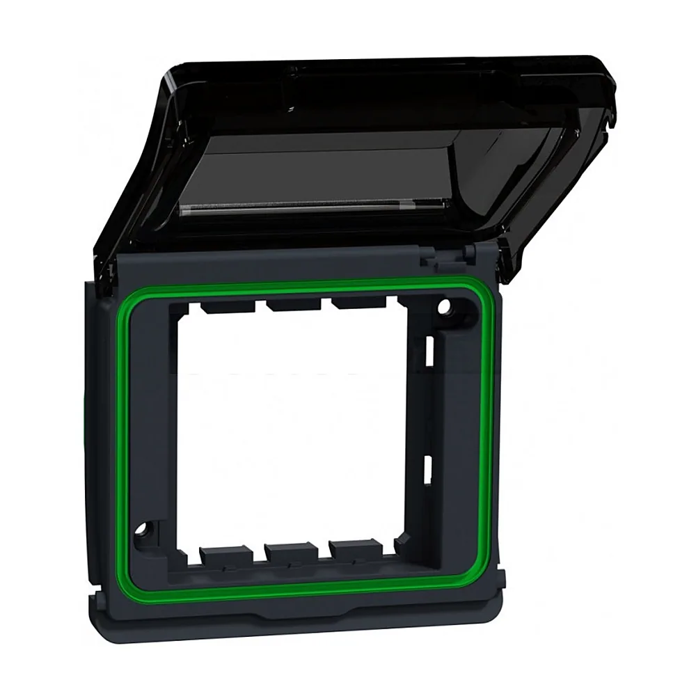 Кришка бокса "Mureva S" для Unica NEW, чорний, IP55, Schneider Electric