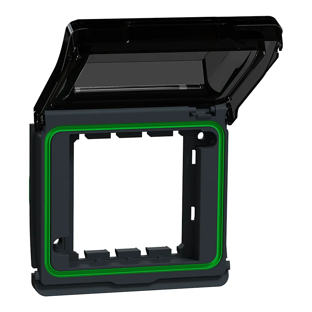 Кришка бокса Mureva S для Unica NEW чорна IP55 Schneider Electric MUR35110