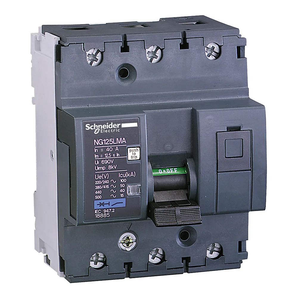 Автоматичний вимикач NG125L 3P 25 А MA Schneider Electric 18884