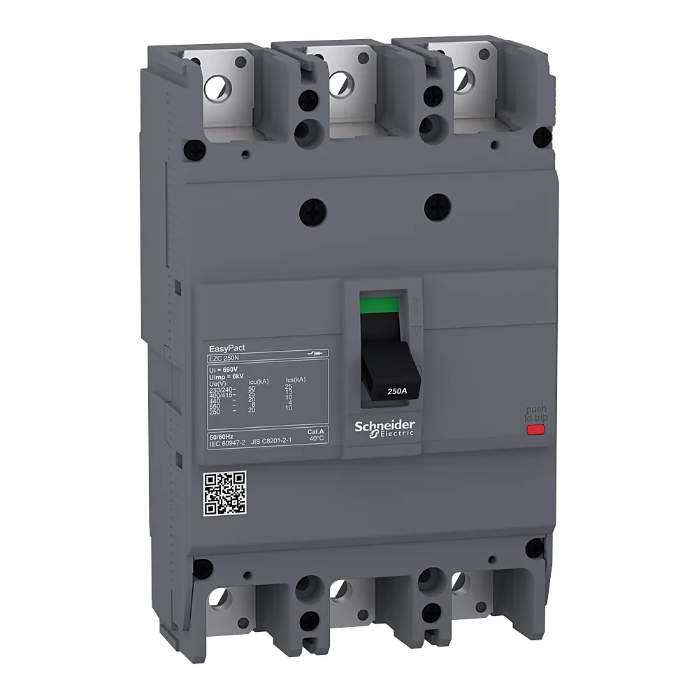Автоматичний вимикач EasyPact EZC250N 3P3T 225 А 25 кА Schneider Electric EZC250N3225