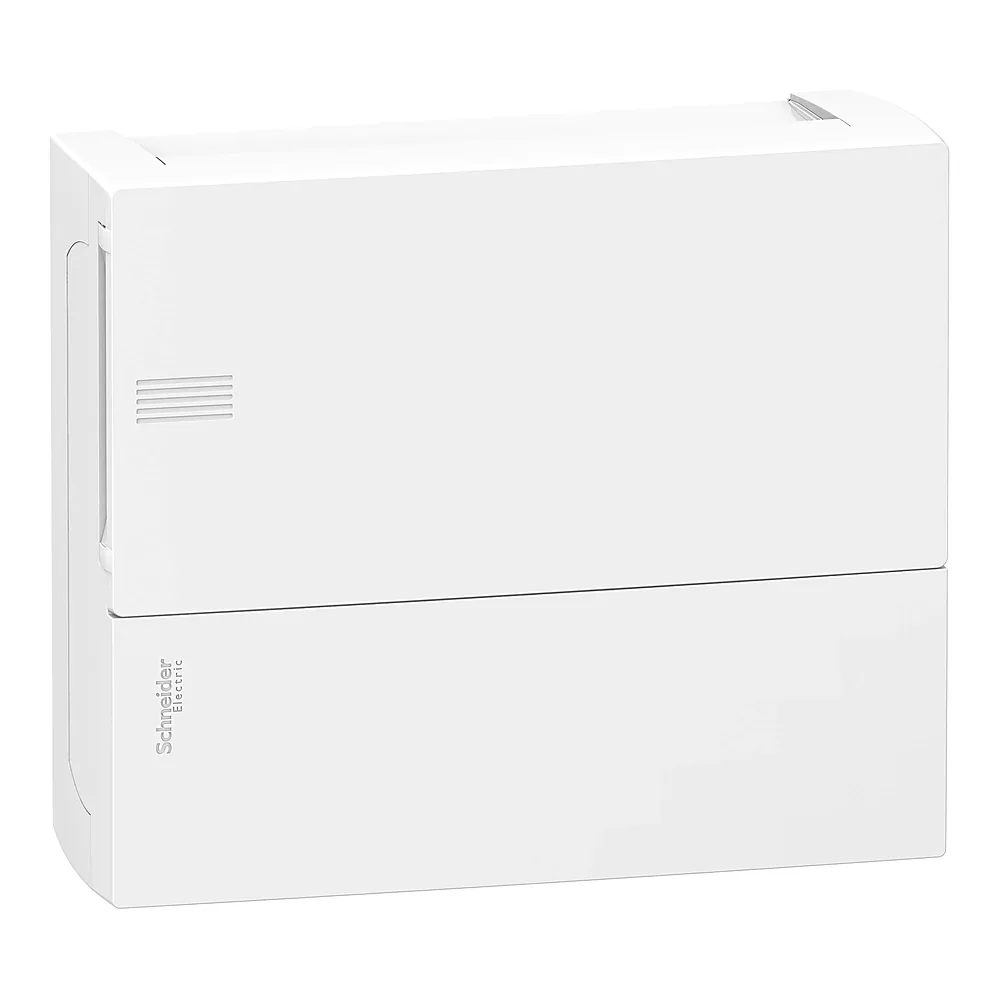 Модульний щит MINI PRAGMA 1 ряд 12 модулів навісний білі двері Schneider Electric MIP12112