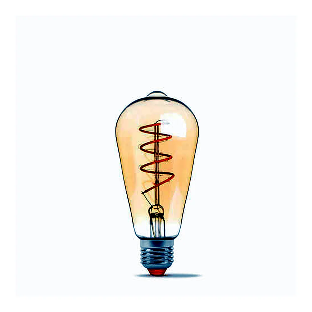 LED лампа VIDEX Filament ST64FASD 5W E27 2200K дімерна бронза