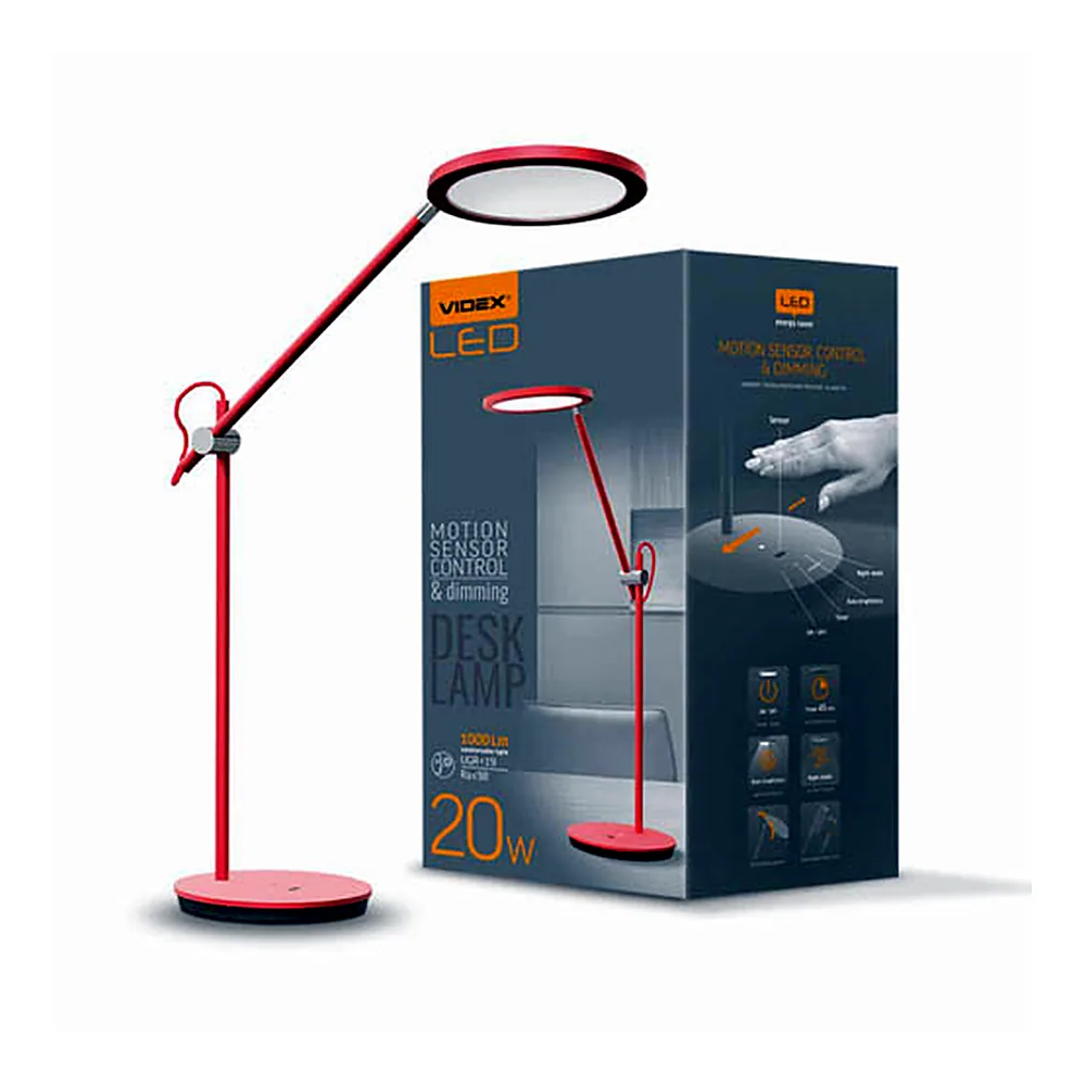 LED лампа настiльна VIDEX  TF15R 20W 4100K