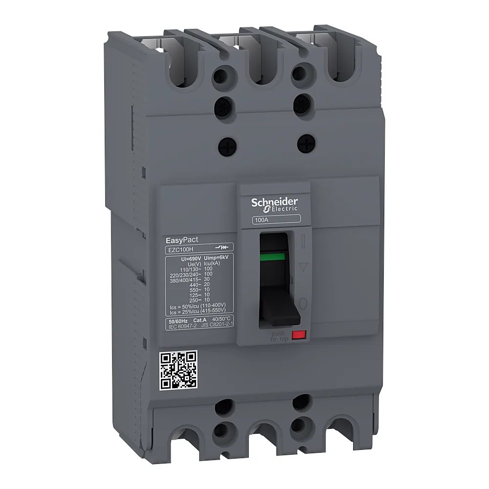 Автоматичний вимикач EasyPact EZC100H 3P 63 А 30 кА Schneider Electric EZC100H3063